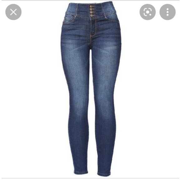 Wax Jean Denim - Wax Jean Tummy That Im Beautiful Size 7 Juniors Highwaist Skinny Jeans